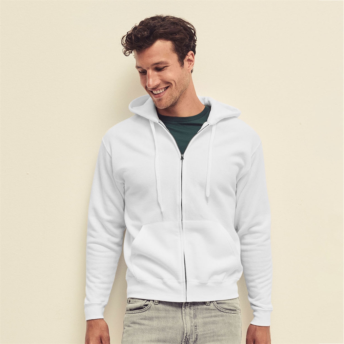 Fruit of the loom zip up hoodie 2025
