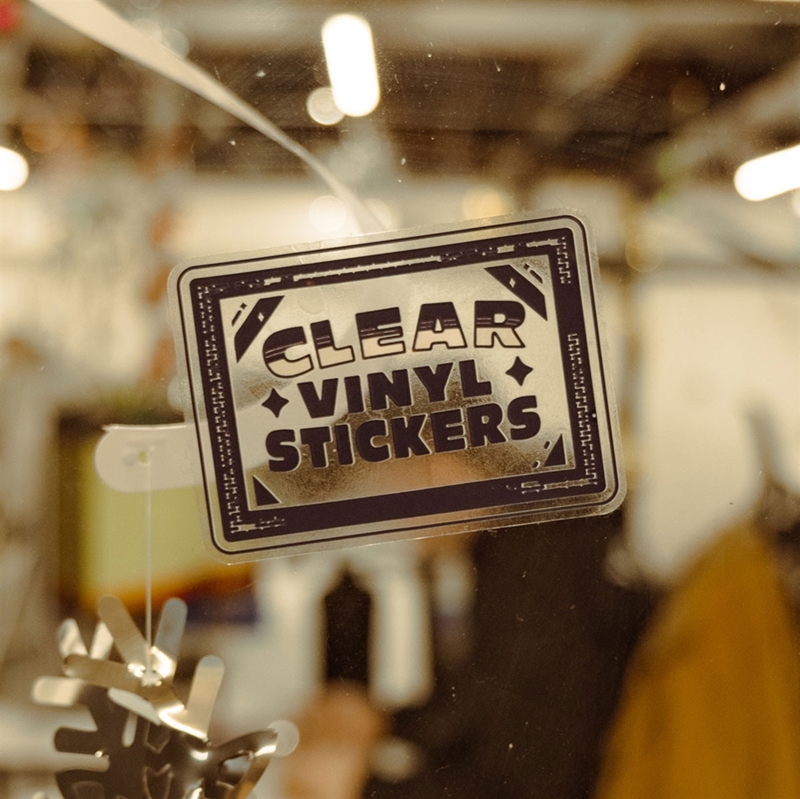 Picture of Clear Vinyl Stickers