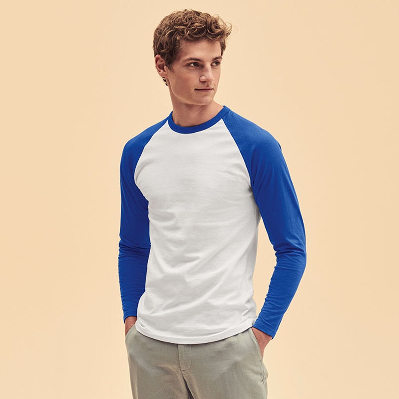 Picture of Fruit of the Loom Long-sleeve Baseball T-Shirts