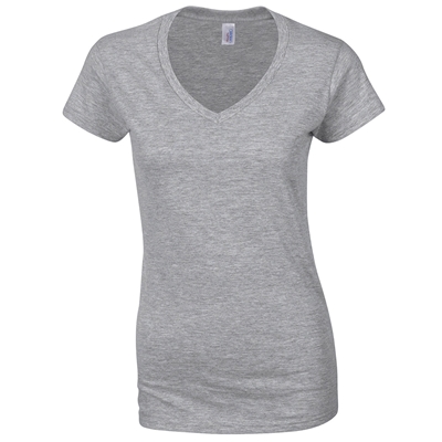 Picture of Gildan Softstyle Ladies V-Neck T-Shirts