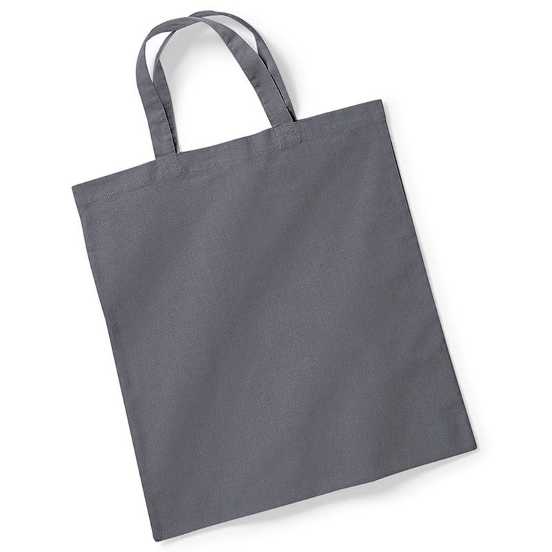 Picture of Screen Printed Short Handle Tote Bags