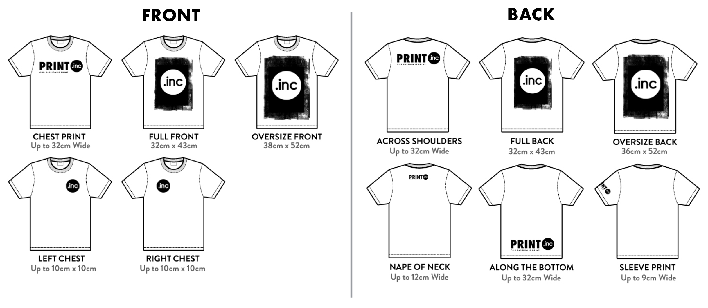 Print Inc-AS Colour Classic Pocket T-Shirts